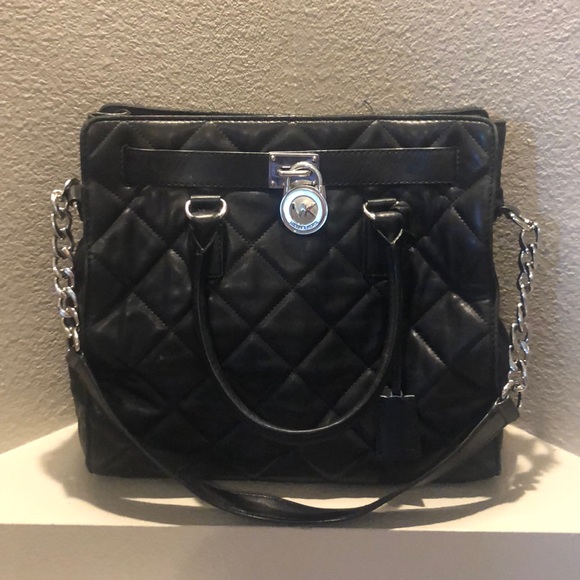 michael kors quilted tote